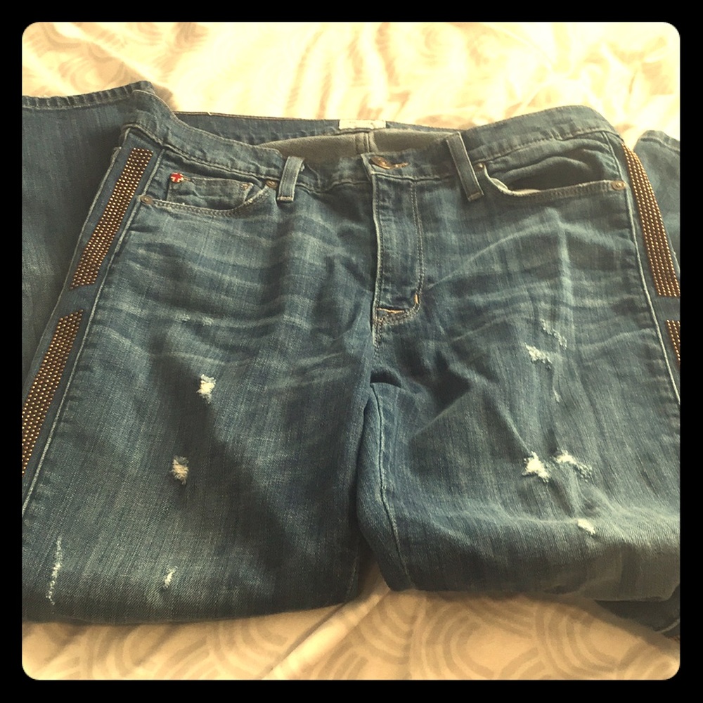 Hudson Jude Slouch skinny jeans size 27 or 3/4